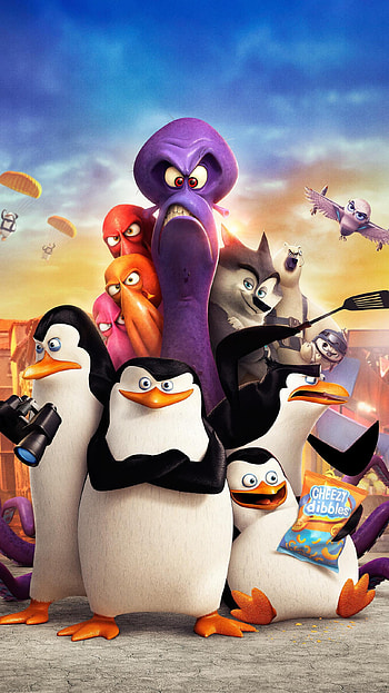 Penguins of Madagascar (2022) movie HD phone wallpaper