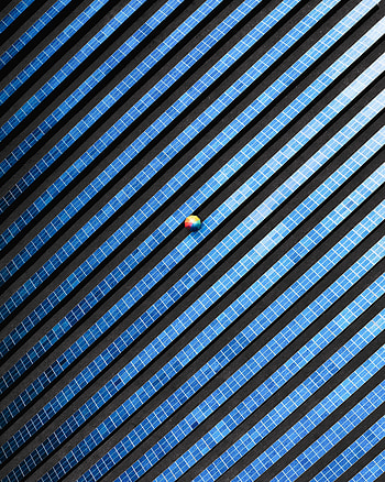 Lines, Minimalism, Umbrella, Solar Panels HD phone wallpaper