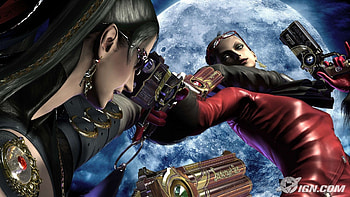 Bayonetta and Backgrounds HD wallpaper