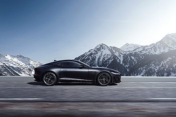 Jaguar F-Type R 75 Coupé, vehicle, Jaguar F-Type R HD wallpaper