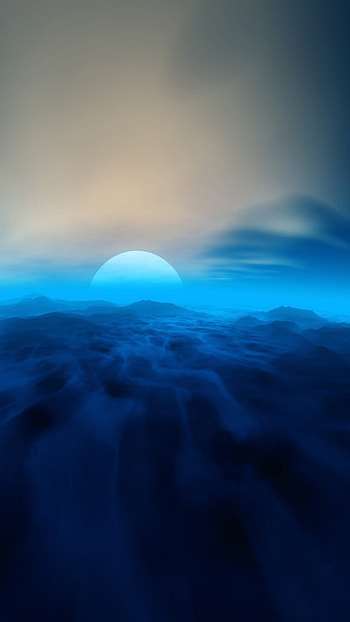 Clean, Blue Fog HD phone wallpaper