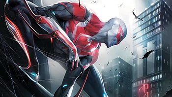 Spiderman 2099 , spiderman, superheroes HD wallpaper