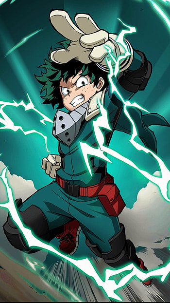 Deku, boku no hero academia, My hero academia, Izuku Midoriya HD phone wallpaper