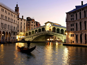 CANAL VENEZA, gondola, canal, rio, maravilhosa, veneza HD wallpaper