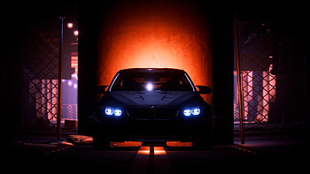 Bmw, headlight, need for speed, video game HD wallpaper