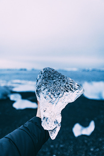 Nature, Ice, Hand, Relief, Frozen, Raised, Ice Floe HD phone wallpaper