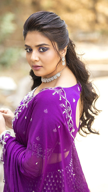 Sreemukhi, telugu actress, model HD phone wallpaper