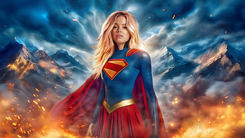 Milly Alcock As Supergirl Solitude, supergirl, milly-alcock, superheroes, dc-comics, artwork, artist, digital-art HD wallpaper