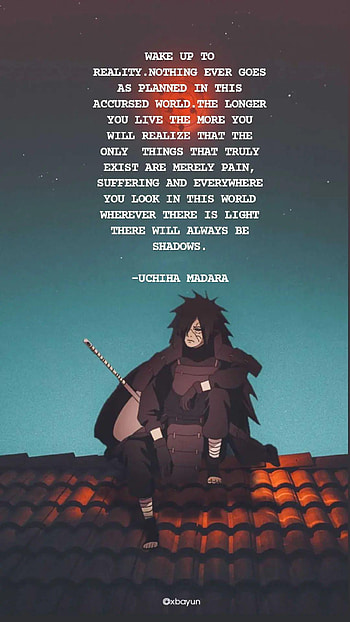 MADARA UCHIHA QUOTE, quotes_, madara_chiha HD phone wallpaper