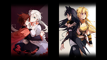 Anime RWBY Ruby Rose Weiss Schnee Blake Belladonna Yang Xiao Long HD wallpaper