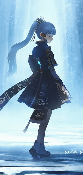Kamisato Ayaka — Cryo Elegance (Genshin Impact), Kamisato Ayaka (Genshin Impact), video game, Genshin Impact HD phone wallpaper