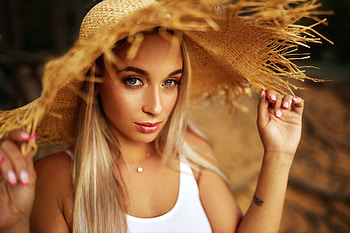 Model, women, girl, hair HD wallpaper