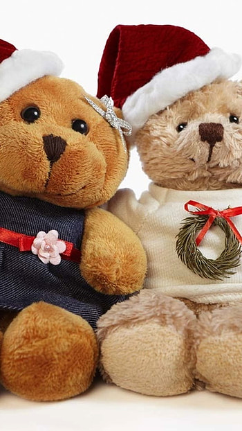 Teddy Wale, Christmas, Teddy Bear HD phone wallpaper
