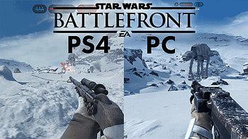 Star Wars Battlefront BETA | PC vs PS4 | vs ULTRA Gameplay Comparison - YouTube HD wallpaper