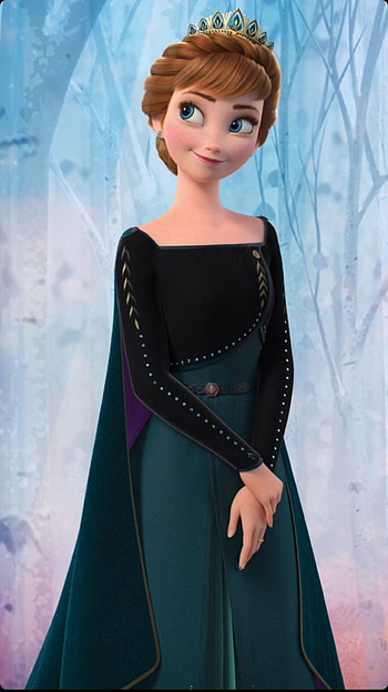 Queen Anna of Arendelle, Disney princess , Elsa art HD phone wallpaper