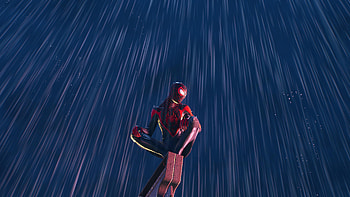 Spider-Man (PS4) — Rainy Night, Video Game HD wallpaper
