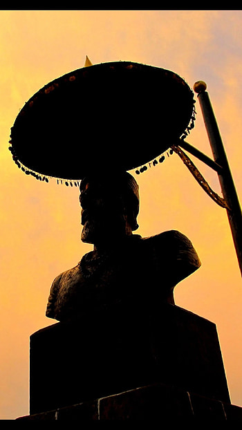 Shivaji Maharaj Live, Shadow, Background HD phone wallpaper