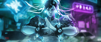 Preview street fighter v, chun li, art HD wallpaper