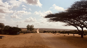 Somalia travels, Mogadishu field, Clouds HD wallpaper