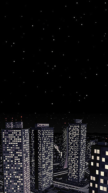 Building, Art, Night, Pixel HD phone wallpaper