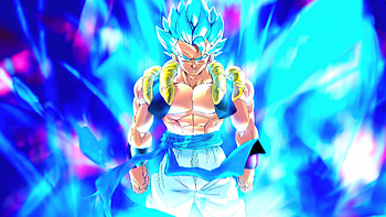 Super Saiyan Blue Gogeta Dragon Ball Super Broly , super-saiyan-blue, dragon-ball-super, dragon-ball, anime, artist, artwork, digital-art, artstation HD wallpaper