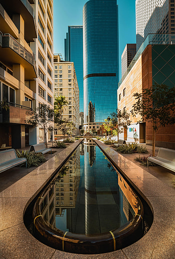 Cities, Architecture, City, Building, Pool HD phone wallpaper