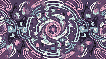 Trippy Spiral Vibes: Ultra, Abstract, psychedelic, swirl, colorful HD wallpaper