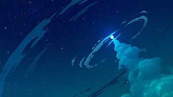Blue Sky Clouds Digital Art, sky, clouds, digital-art, artist, artwork HD wallpaper