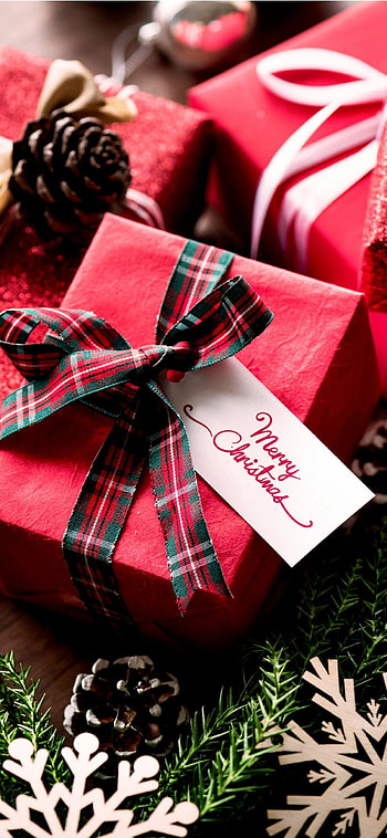 Christmas gifts, Festive presents, Holiday season, Gift-giving tradition HD phone wallpaper