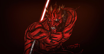 Darth Maul Star Wars, darth-maul, star-wars, red, artist, artwork, digital-art HD wallpaper