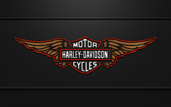 Carbon, Harley-Davidson Logo HD wallpaper