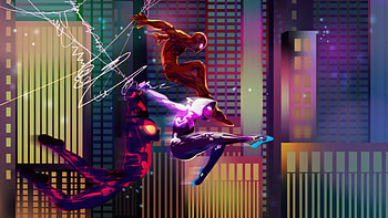 Spiderverse Illustration 2019, spiderman-into-the-spider-verse, spiderman, movies, superheroes, artwork, artist, digital-art, behance HD wallpaper