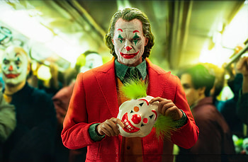 Joker Clown Mask , joker-movie, joker, superheroes, supervillain HD wallpaper