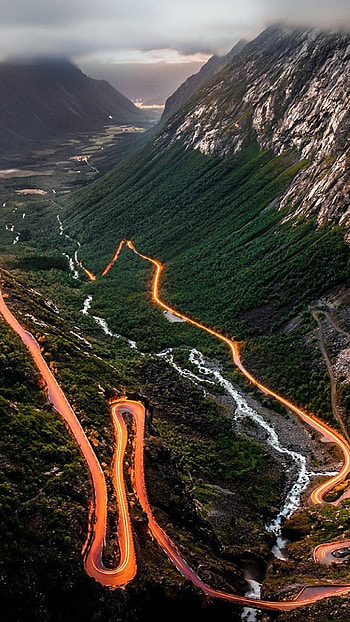 Norway Travels, Trollstigen serpentine road HD phone wallpaper