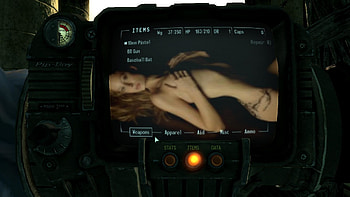 Rachel Nichols Pipboy backround pic at Fallout3 Nexus - mods and community HD wallpaper