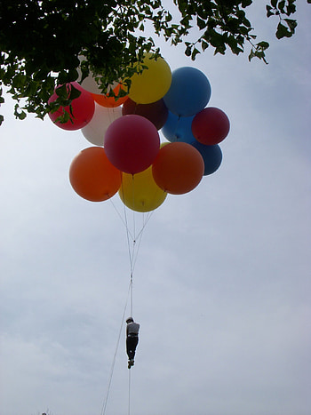 Emma Steinhardt, Cluster Ballooning HD phone wallpaper
