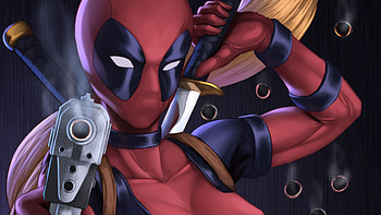 Lady Deadpool Art, deadpool, superheroes, artwork, digital-art, artstation HD wallpaper