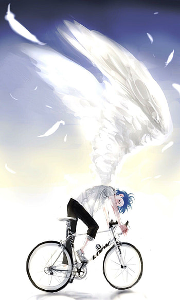 Yowamushi Pedal anime, Exciting , Cycling enthusiasm, Dynamic visuals HD phone wallpaper