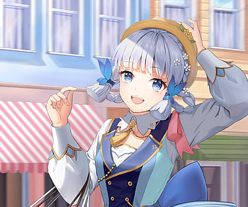 Kamisato Ayaka, Kamisato Ayaka (Genshin Impact), video game, Genshin Impact HD wallpaper