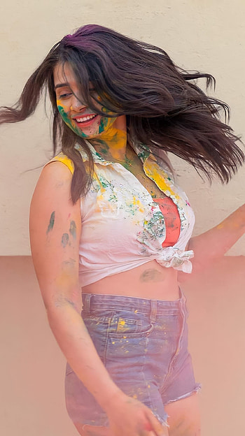 Apoorva alex, happy holi HD phone wallpaper