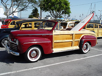 Surf's Up, Dude!, old cars, auto, custom rides, cars HD wallpaper
