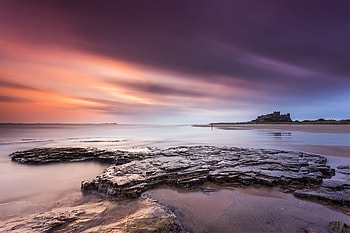Nature, Stones, Sea, Lock, England, Northumberland, Bumboro, Bamborough HD wallpaper