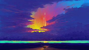 Twilight Colours Of World , artist, artwork, digital-art, deviantart HD wallpaper
