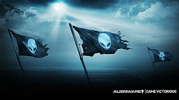 Alienware Arena Flags, Flags, PC, Alienware, Dell HD wallpaper
