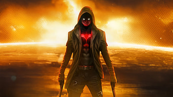 Red Hood Commanding Presence, red-hood, superheroes, artwork, art, digital-art HD wallpaper