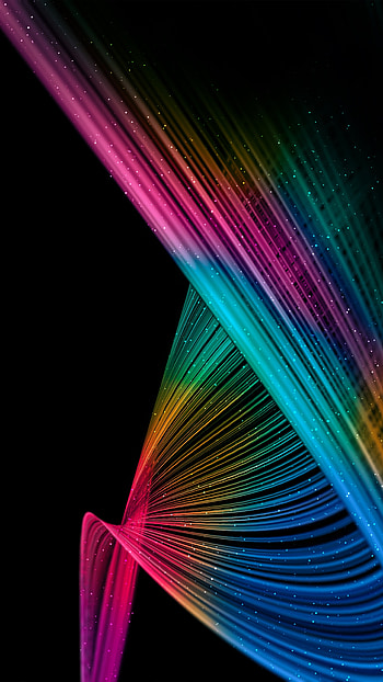 Lines, colorful threads, abstract HD phone wallpaper