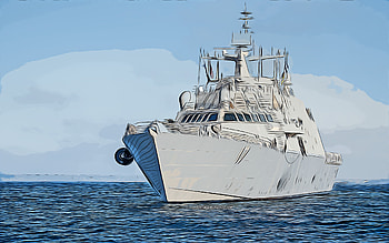 USS Indianapolis, , vector art, LCS-17, littoral combat ships, United States Navy, US army, abstract ships, battleship, US Navy, dom-class, USS Indianapolis LCS-17 HD wallpaper