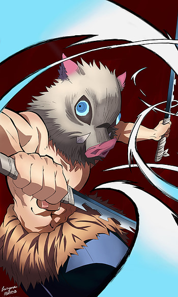 Inosuke Hashibira, beastbreathing, kimetsunoyaiba, demonslayer, inosukehashibira HD phone wallpaper