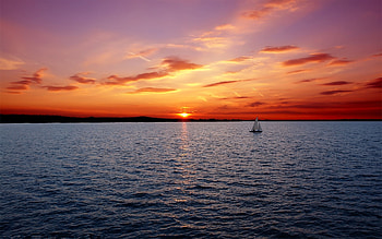 Landscape, Sunset HD wallpaper