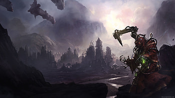 000 Fantasy Art Ruins Science Fiction Video Games Warhammer 40 ... HD wallpaper